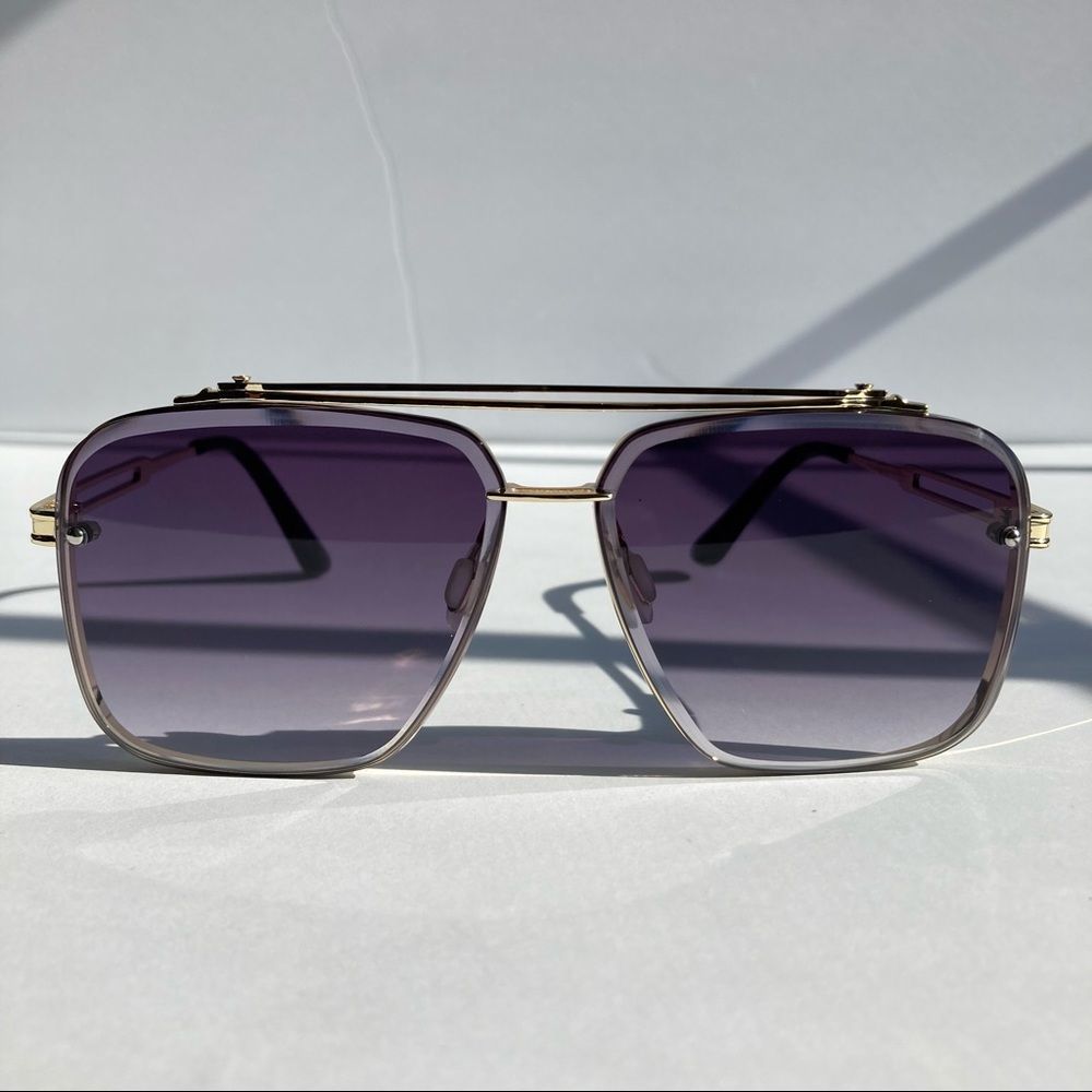 Alpha Aviator Sunglasses - Purp